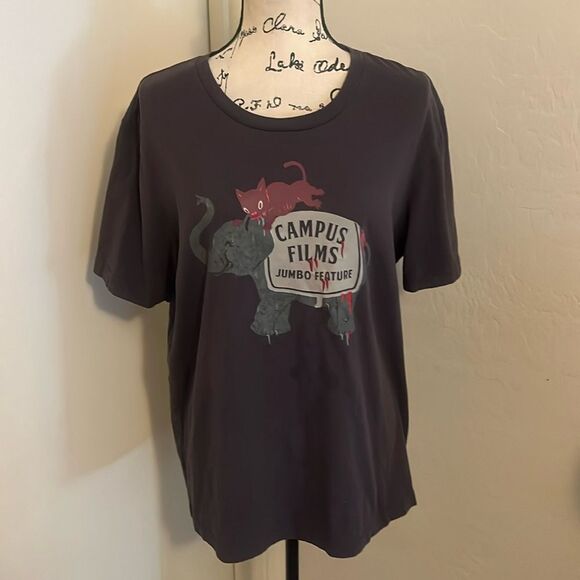 Coach Campus Films Jumbo Feature Black Graphic Shirt - Picture 1 of 9